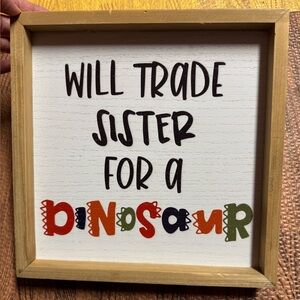 Hobby Lobby Dinosaur Trade Wall Art - Multicolor